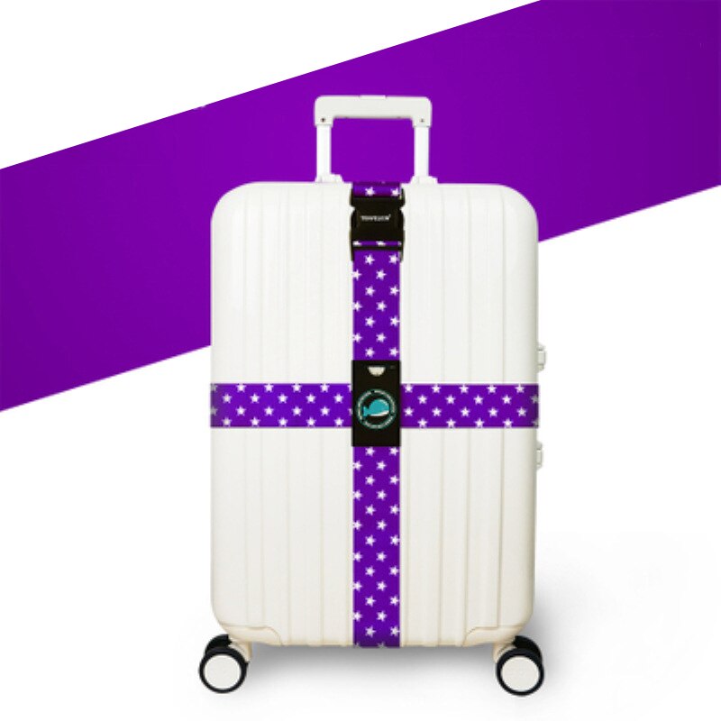 RHXFXTL Brand Luggage Cross belt adjustable Travel Suitcase band Luggage Suitcase rope Straps travel accessorie H23: H1