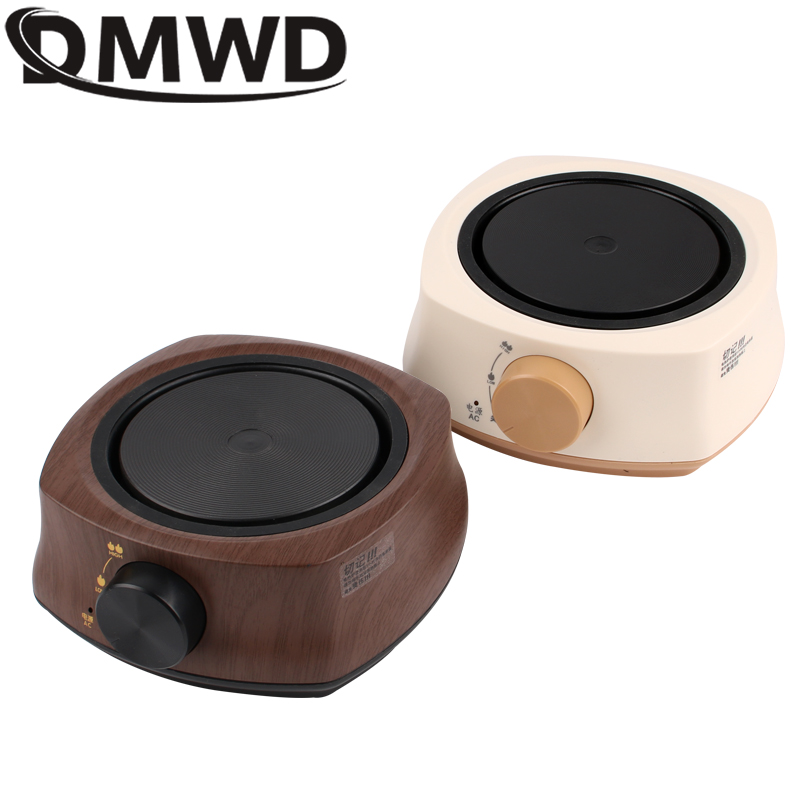 Dmwd mini elektrisk spis vattenkokare kokplatta 500w tekanna multifunktionell kaffe tevärmare värmeugn 220v