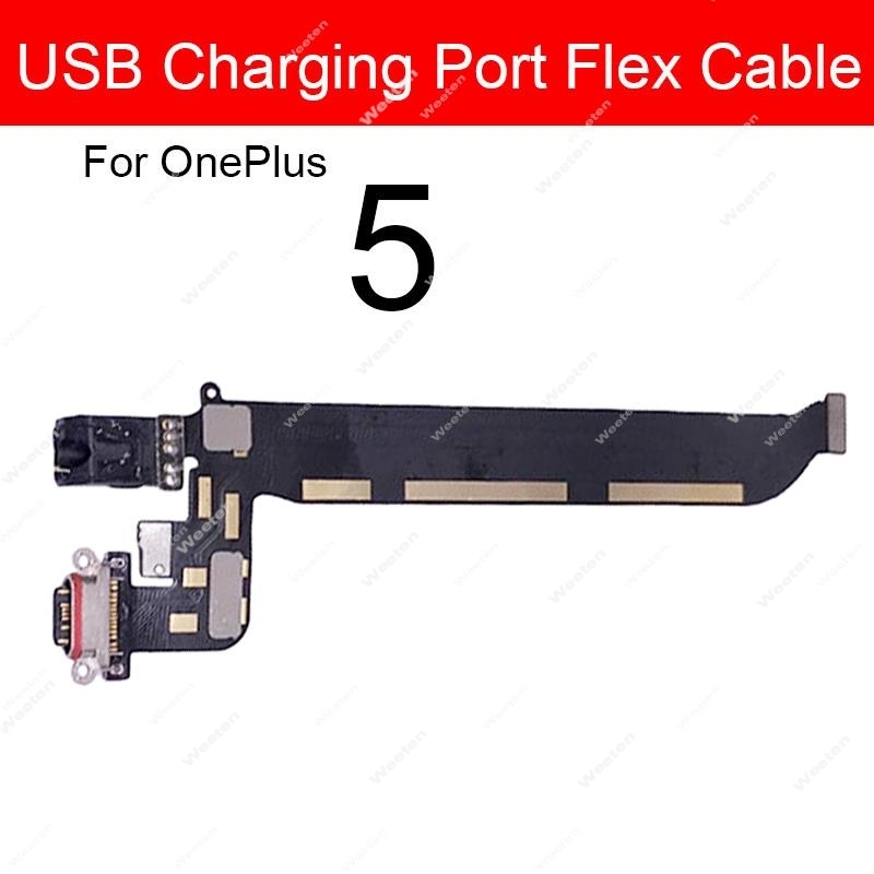 Kabel USB Chargring Flex dla Oneplus 1 + 1 2X3 3T 5 5T 6 6T 7 78 8T pro złącze portu USB ładowarka wymiana kabla Flex naprawa: zielony