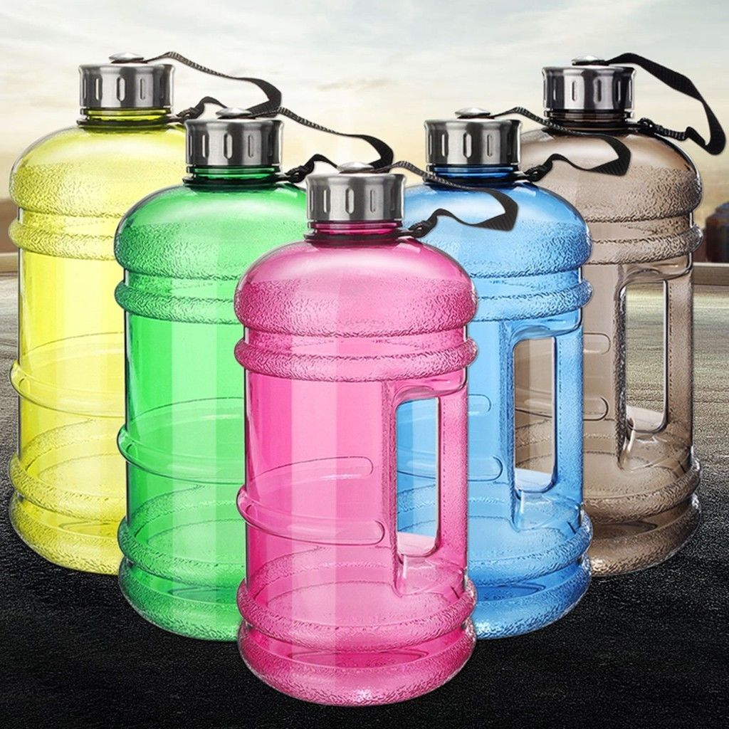 Brand 2.2L Gratis Bpa Grote Sport Gym Training Reizen Oudoor Sport Camping Drink Water Bottle Cap Kettle Jug