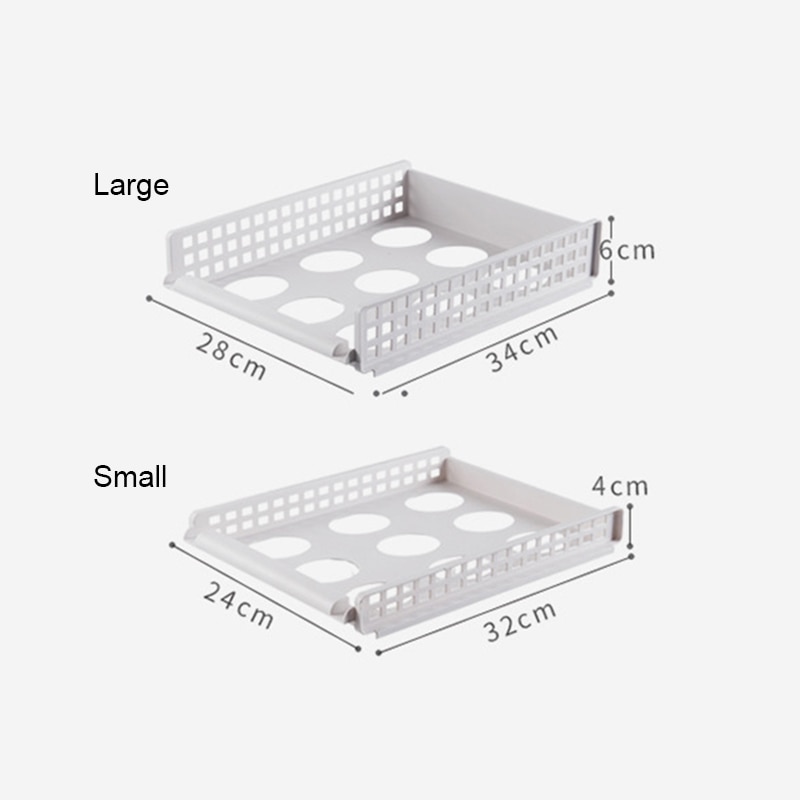 Plastic Storage Rack Stackable Clothes Drawer Style Storage Shelf for Toy Sundries MDD88