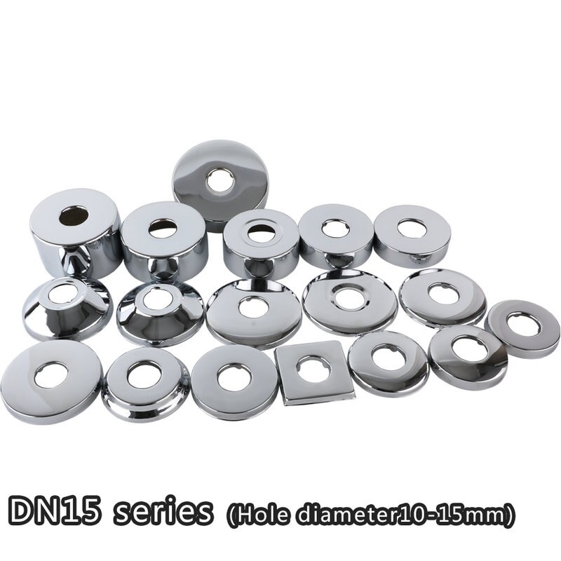 LENTE ZOMER DN8 DN10 aperture10mm-17mm rvs cover chrome decoratieve muur gat ZZG02