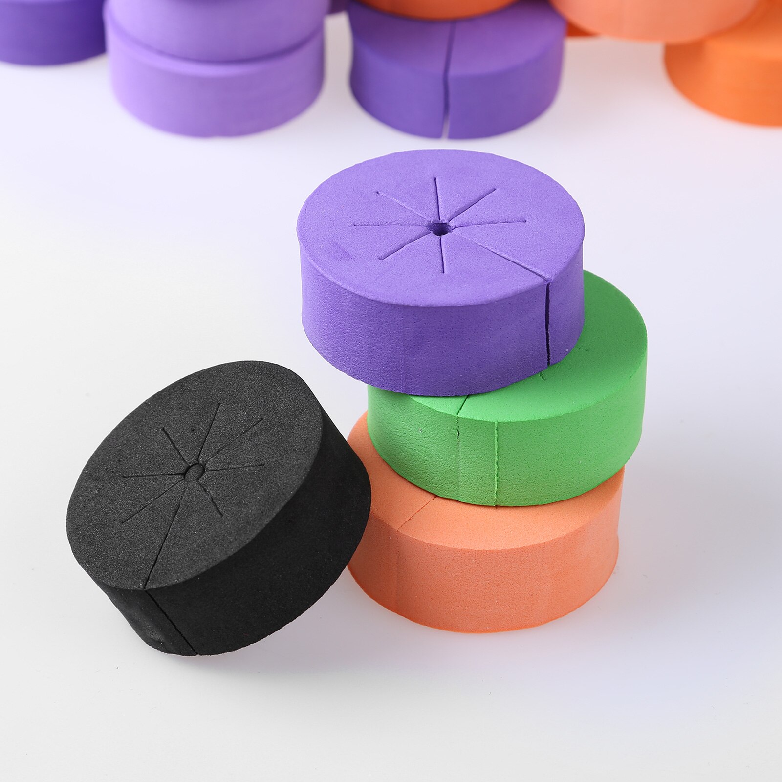 50Pc Premium Neoprene Foam Inserts Garden Clone Collars with cfor Hydroponics Cloning Plant Germination DIY Cloner Clone Machine