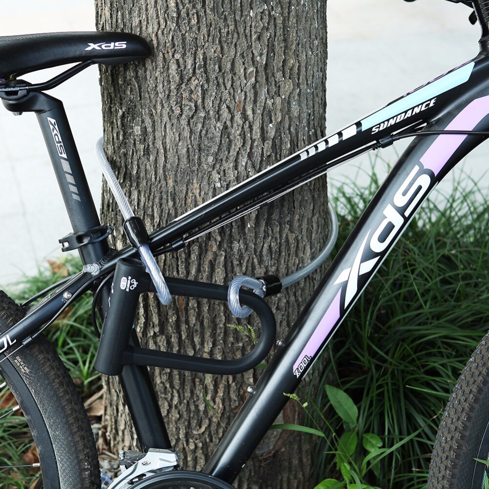 INBIKE Bike U Lock Anti-theft MTB Road Bike Bicycle Lock Cycling Accessories Heavy Duty Steel Security Bike Cable U-Locks Set