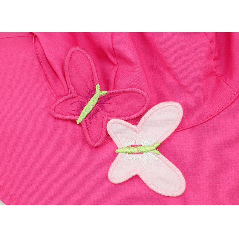 Chapeau d'été pour fille, seau de soleil, plage, casquette à larges bords, rose, coton, printemps, enfant, pêche en plein air, accessoire de natation pour bébé