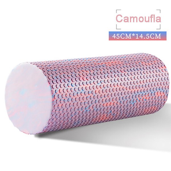 Yoga Pilates Yoga Block Pilates EVA Foam Roller Massage Roller Muscle Tissue Fitness Gym Yoga Pilates Workout Fitness Exercise: Camouflage45 x 14.5