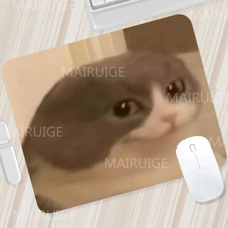 Funny Meme Small Mouse Pad Kawaii Office Mat Gamer Rugs Cute Desk Mats Gaming Accessory Mouse Table Carpet Surface for Computer