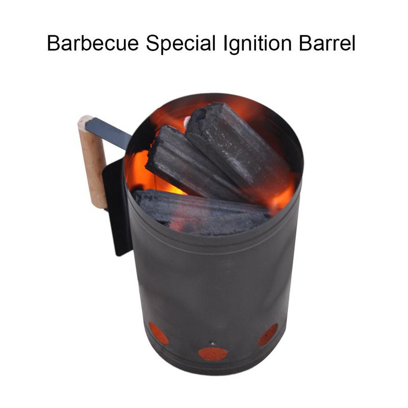 Barbecue Gereedschap Snelle Punt Houtskool Ontsteking Vaten Carbon Fornuis Ontsteking Outdoor Barbecue Gereedschap Bamboe Schoorsteen Starter