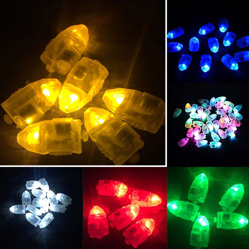 50 stk/mye mini liten ledet ballongblitslampe papirlykt til jul bryllupsfest dekor lys bz