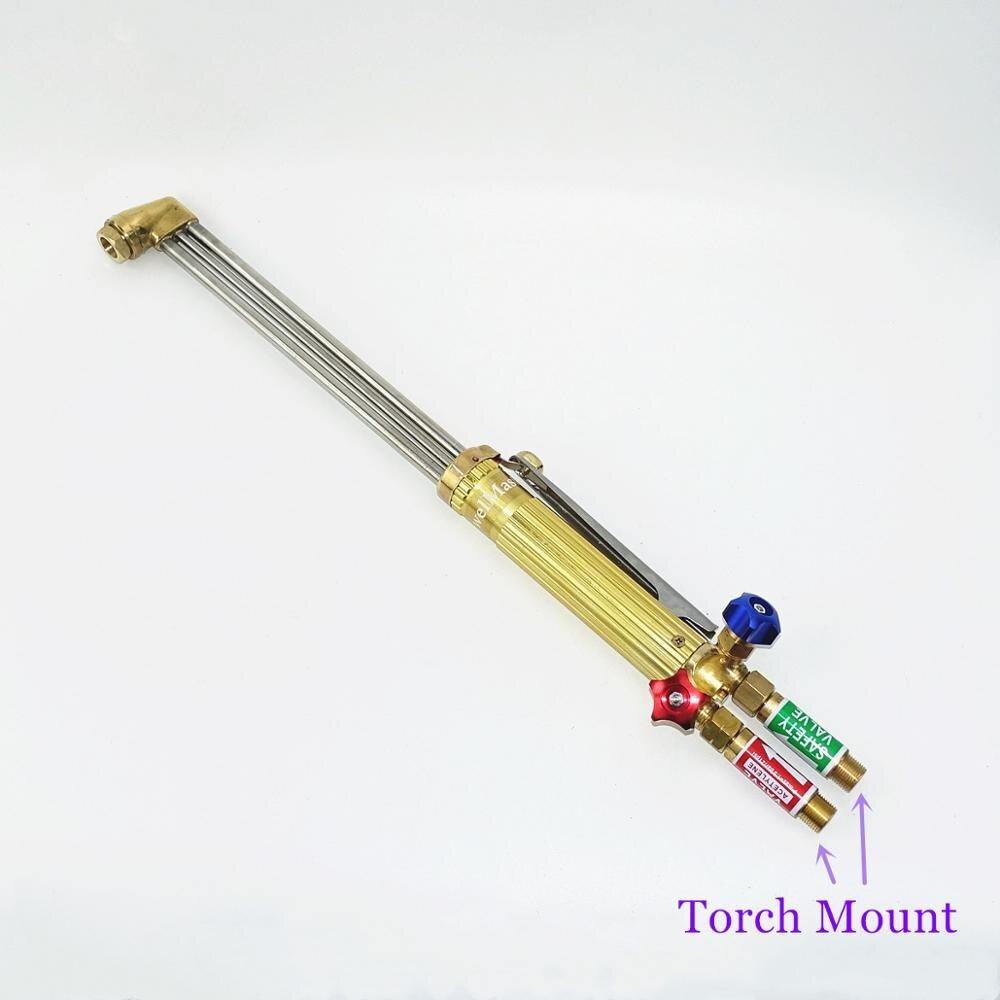 Sauerstoff-Acetylen Schweißbrenner 50cm - Edelstahl Schneidbrenner Für Schweißarbeiten