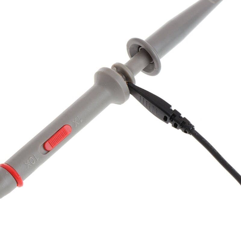 1X 10X 80MHz High Precision Oscilloscope Probe Alligator Test Clip with Adjustable Attenuation Rate 'lirunzu