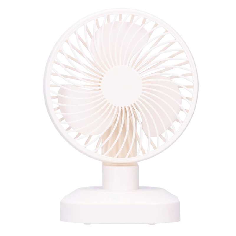 Oscillating fan Table Fan Adjustable Portable Mini Fan 3‑Speeds Desktop Fan for Office Home USB Charging Portable Desktop Fan