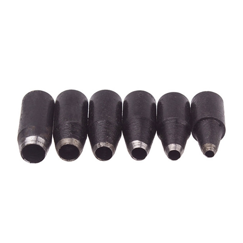 Handheld Belts Punch Replaceable Rotary Punching Punchers Leather Punch Tool Automatic Punching Hole Punch Screw Drill Tip