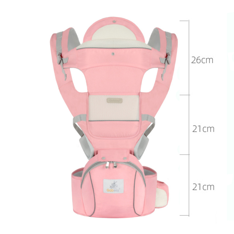 Portabebé ergonómico para bebé de 0 a 48 meses, porta bebés para bebé, cabestrillo para bebé 3 en 1, frontal, ergonómico, canguro, eslinga para llevar a bebé: Pink