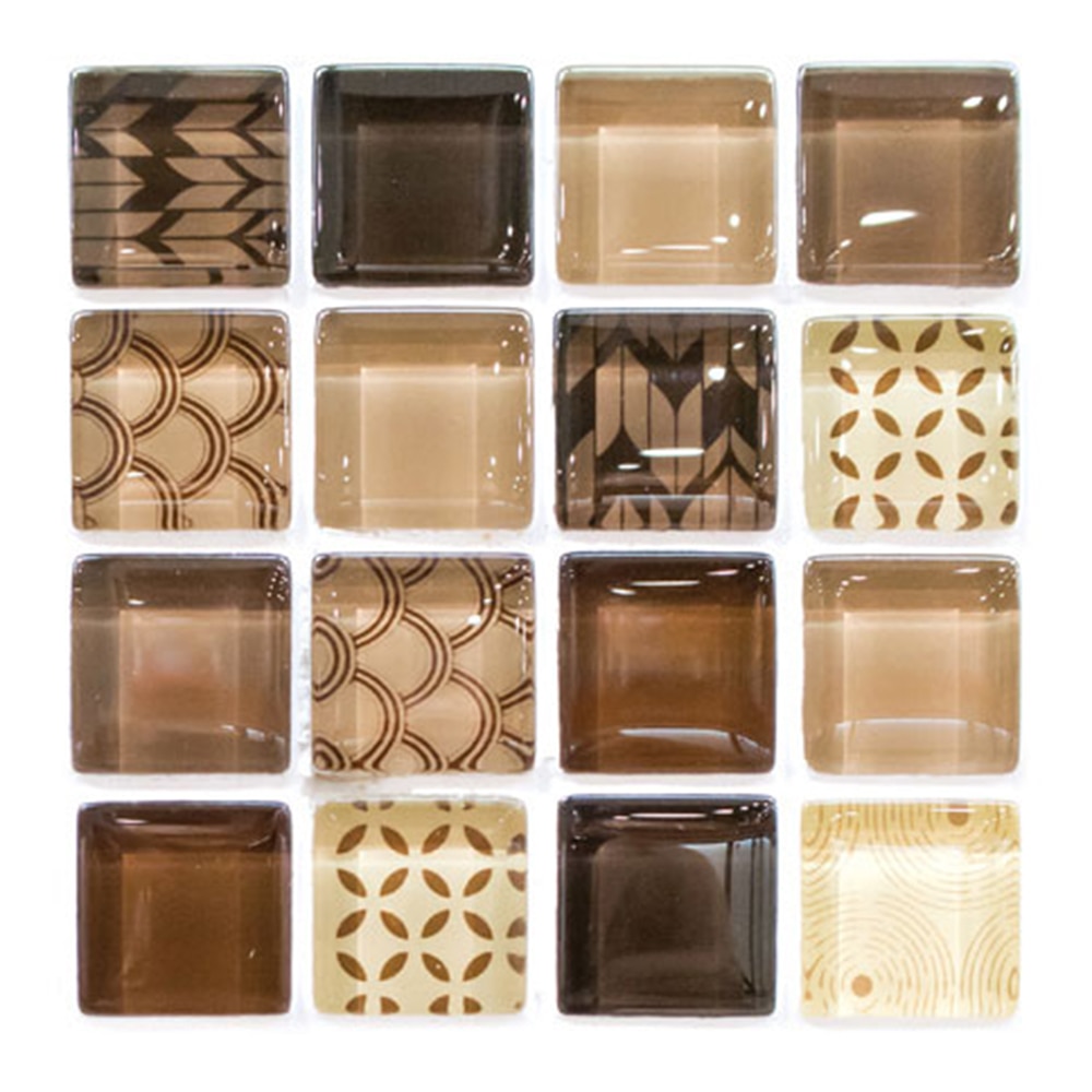 18 stk bad veggklistremerker pvc mosaikk kjøkken vanntette flis klistremerker plast vinyl selvklebende veggpapir hjem dekor