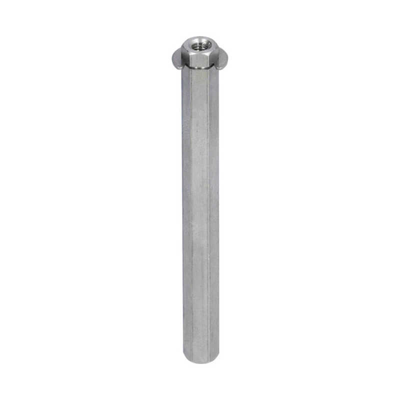 Long Rod Nuts Hex Coupling Bar Straight Fitting with Circlip for Lathe Equipment for Gobilda for TETRIX