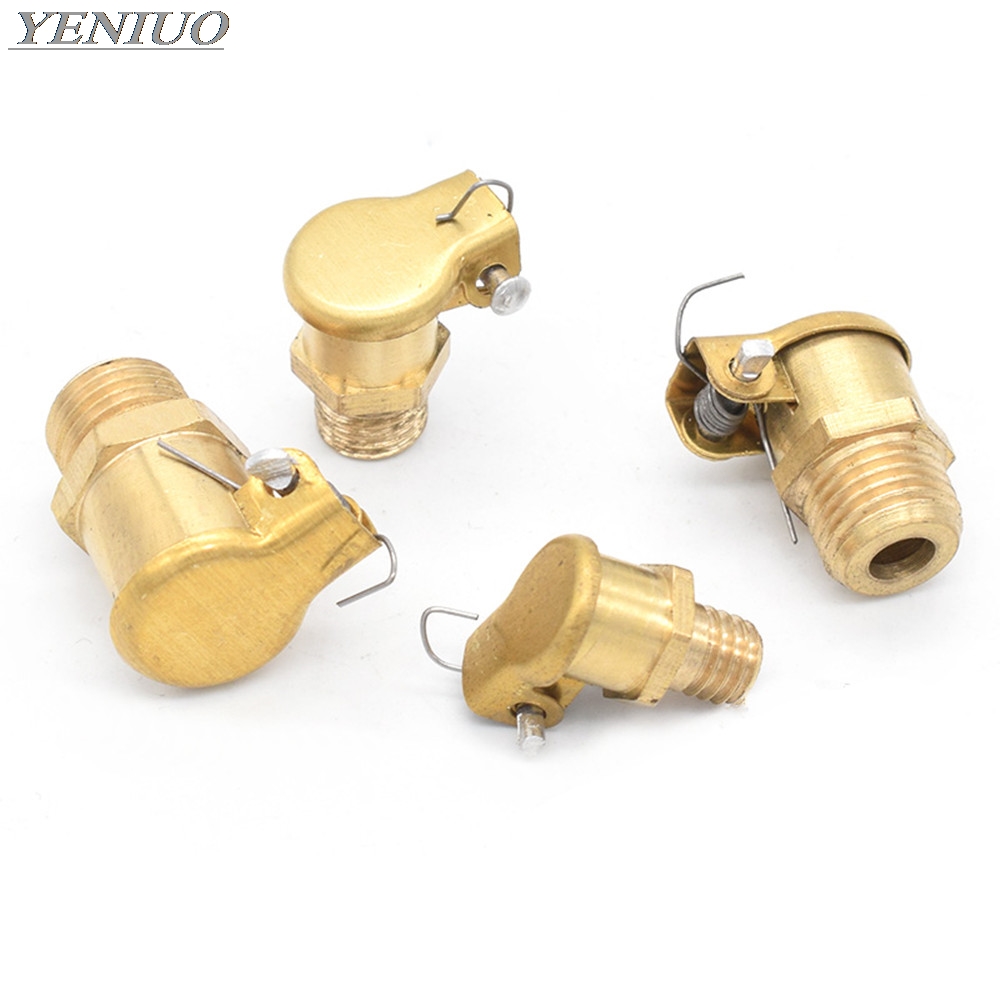 Metrische Buitendraad Messing Olie Cup Olie Port Cap Olieman Flip Cap Cover Voor Genertor Motor Bodem Beugels