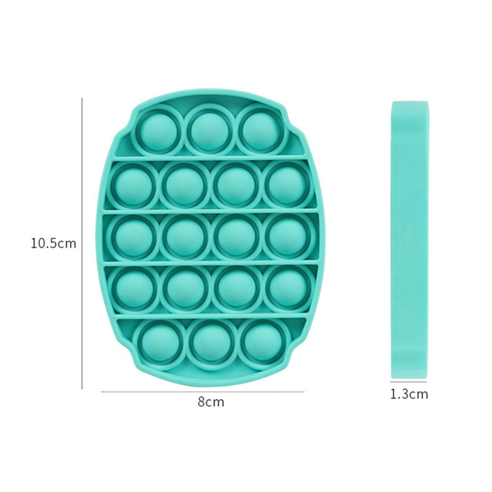 Push Blase Sensorischen Spielzeug Autismus Bedürfnisse Squishy Stressabbau Spielzeug Erwachsene Kind Lustige Anti-stress Zappeln: 15 ellipse