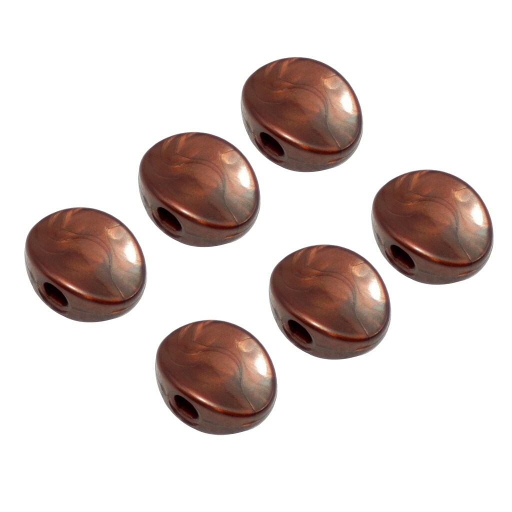 6 Pcs Koffie Gitaar Stemsleutels Knoppen Machine Heads Knoppen Met Schroeven Kit Voor Akoestische Gitaren Met Schroeven