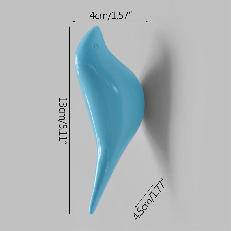Stongwell Nordic 3D Vogel Enkele Haak Houder Dier Kapstok Badkamer Opslag Thuis Slaapkamer Muur Opknoping Decoratie Craft
