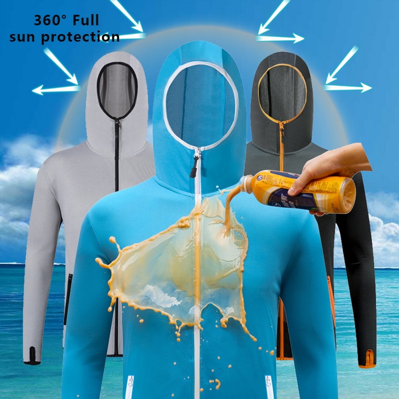 Chemise respirante vêtements de pêche hommes imper... – Grandado
