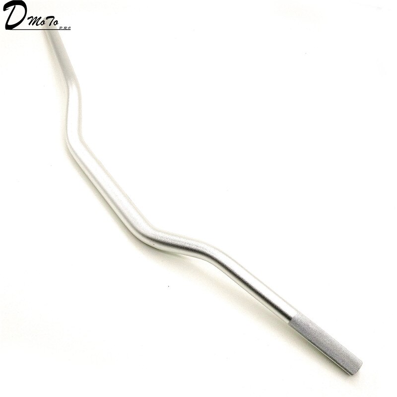 Motorfiets Motocross 1 1/8 "28mm Stuur Fat Bar Handvat Buizen Voor KTM CRF YZF WRF RM KXF Pit dirt Bike Off-road Enduro: Silver