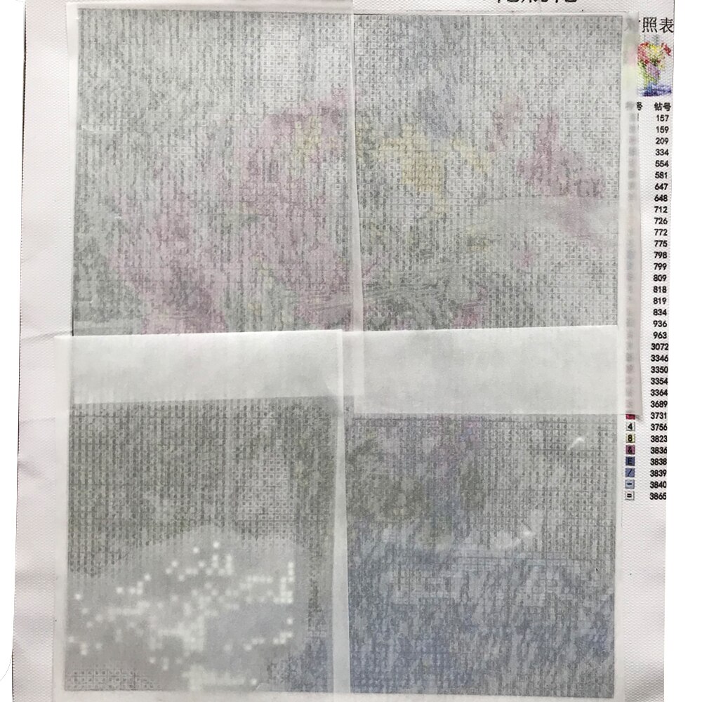 Folhas de papel transparentes reutilizáveis, ferramentas para pintura de diamantes, folhas de papel transparentes para cobrir pinturas, fácil de colocar a imagem com peças separadas