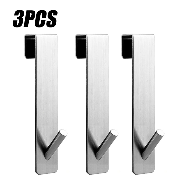 Badkamer Douchedeur Achterhaak Roestvrij Staal Over Glazen Deur Douche Handdoekenrek S-Vorm Badkamer Badjas Hanger Houder Haken: XXL / Donker Kaki