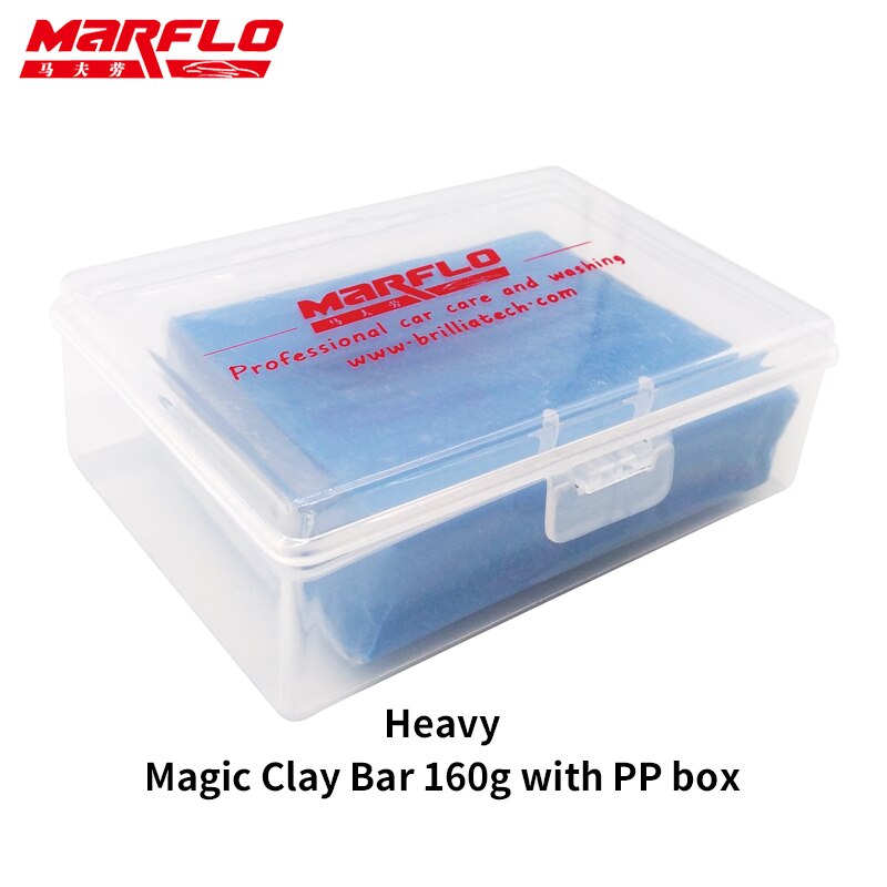 Barra mágica de arcilla para limpieza de coches, herramientas de lavado para el cuidado del coche, 160g, grado King pesado medio fino