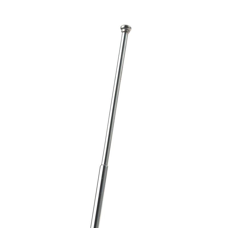 80mm Length 5 Section Telescoping Stainless Steel FM Radio Antenna Receiver Telescopic Aerial For Radio Equipment