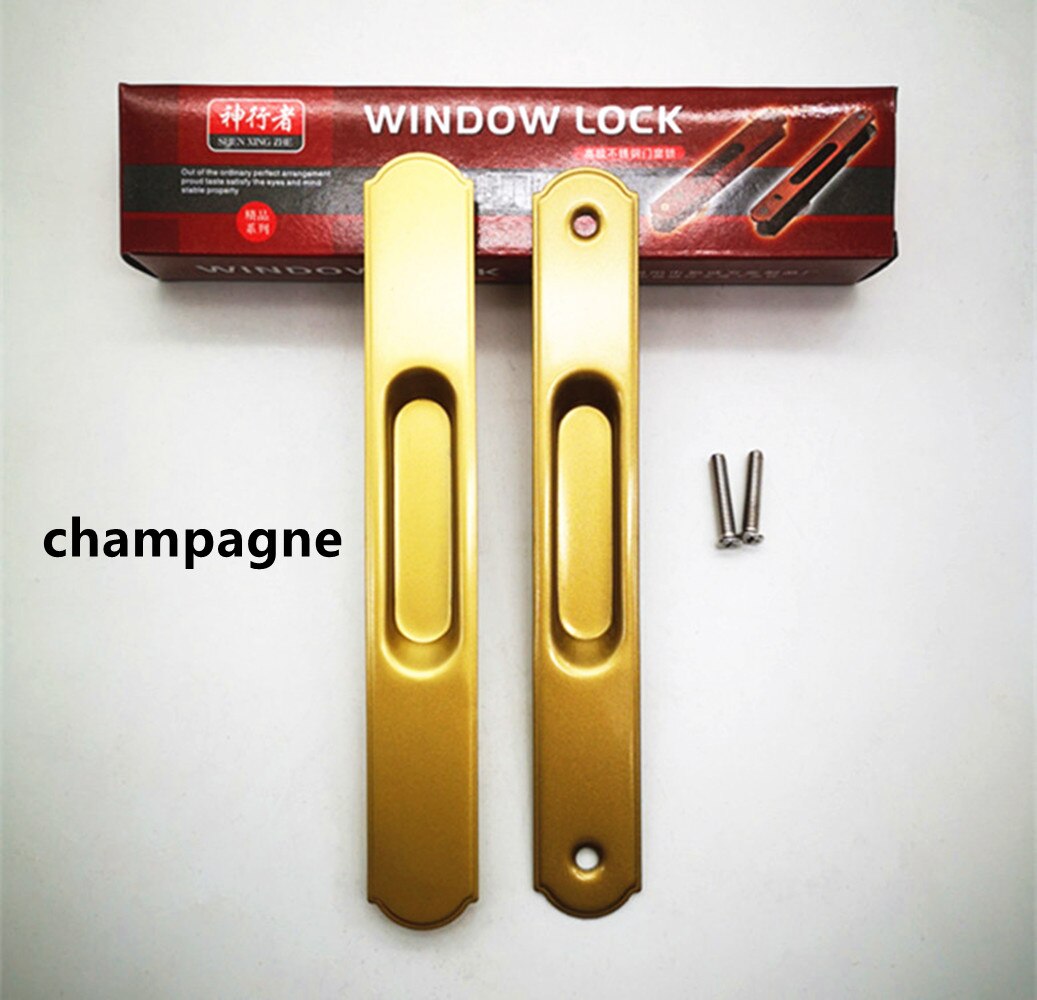 Dwustronny uchwyt ze stali nierdzewnej zamek hakowy 90 prosty zamek hakowy drzwi ze stopu aluminium i okna drzwi przesuwne bez blokady