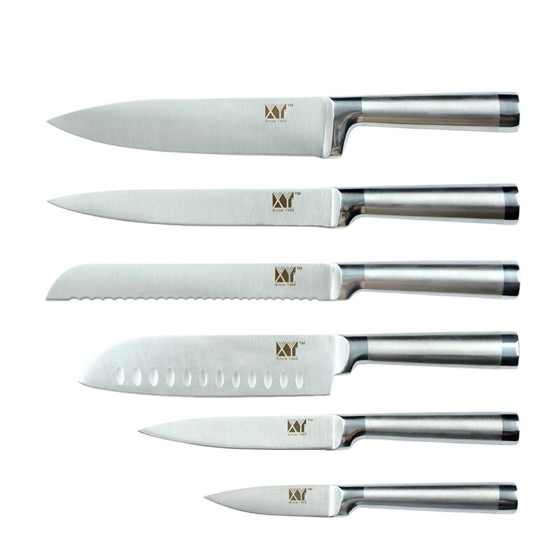 XYj Chef Knife Stand Stainless Steel Kitchen Knive Holder Block Double Shelf Big Capacity Chopping Board Tools: E knife set