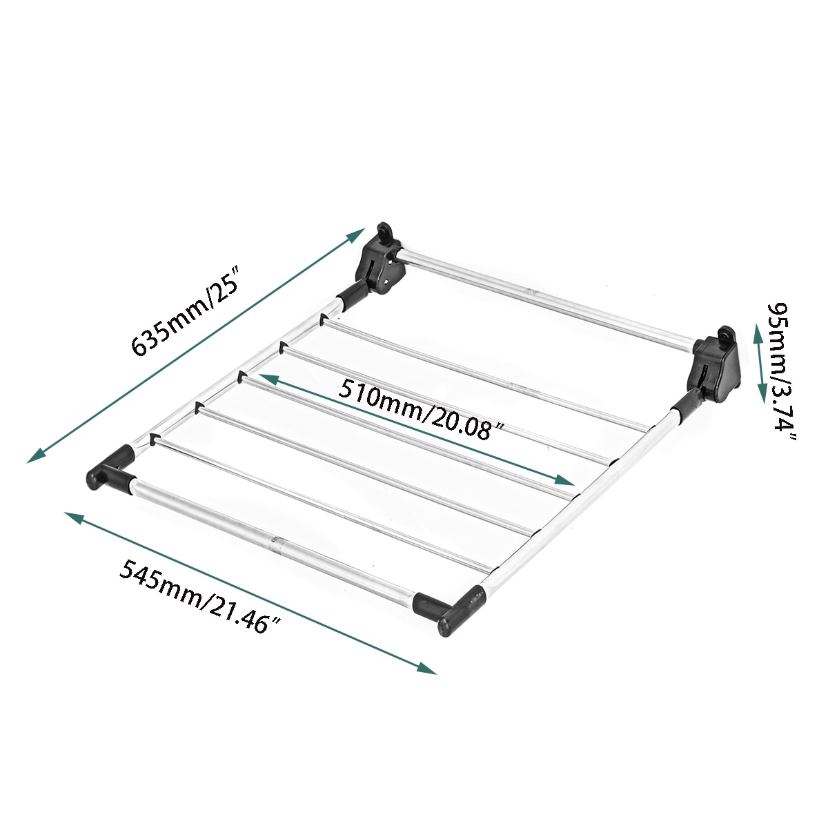 Portable Folding Clothes Hanger Stainless Steel Cloth Bathroom Drying Rack Wall Mounted Airer Towel Clothes Rail Drying Rack