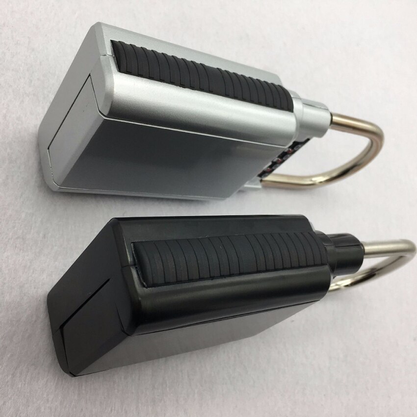 Key Lock Box, Portable 4 Digit Combination Lock Box Wall Mounted Indoor/Outdoor Waterproof Key Lock Box, for Spare Keys