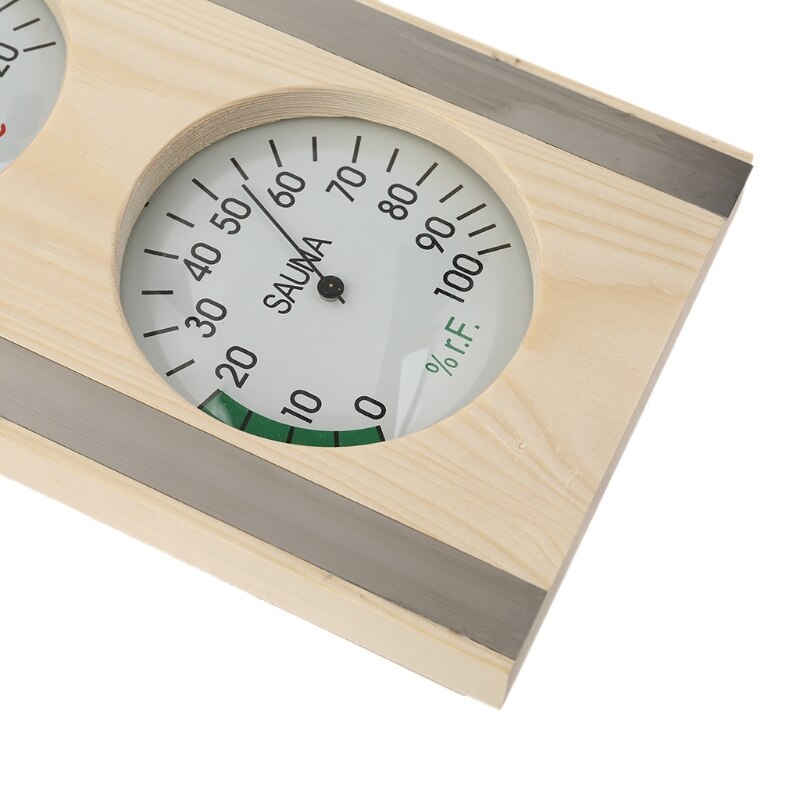Hygromètre et hygromètre de Style Vertical, jauge de température et d'humidité, Grain de bois, tenture murale, Sauna, salle, utiliser l'hygrothermographe