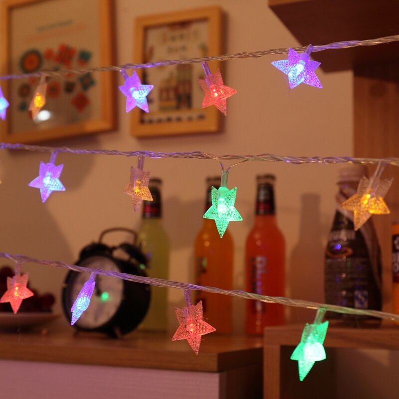 [] Elke Dag Speciale Aanbieding Led Ster Licht Lichten String Batterij Foto 'S Versieren De Kamer Versieren Decoratieve Verlichting
