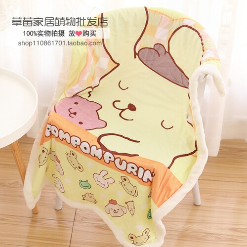 Duffy Bear Stellalou Shelliemay HelloKitty MyMelody Cinnamoroll PomPomPurin Plush Blanket Quilt Student Office Nap Cover Blanket: 11