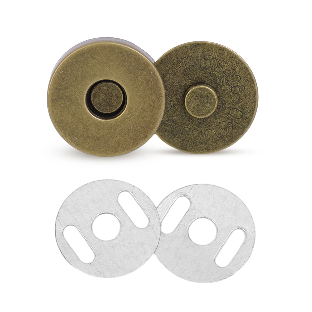 5/50set Magnetic Snap Button Invisible No-stitch Bag Fasteners Clasps Handbag Purse Crafts Parts Mini Wallet Adsorption Buckles