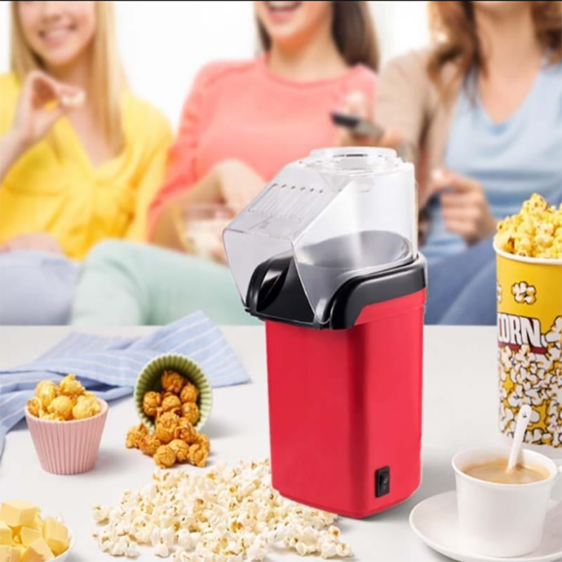 1200W Household Electric Popcorn Maker Machine Automatic Mini Corn Popper Natural Popcorn Home Use Household For kids Children