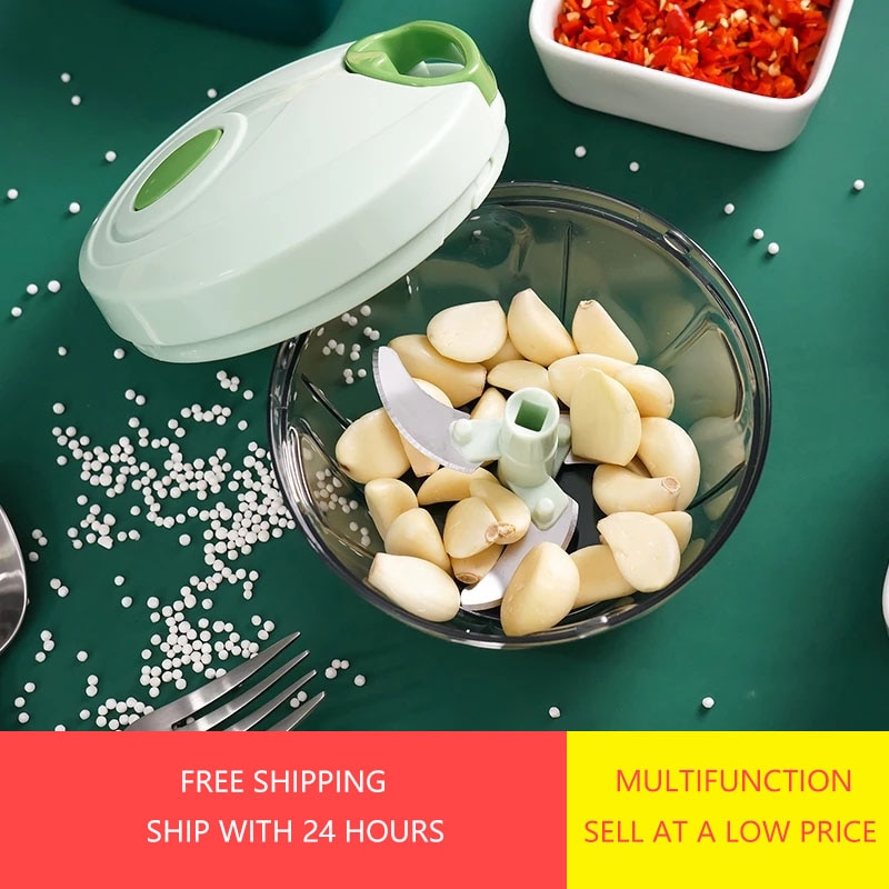 Multi-Functionele Food Processor Knoflook Puller Handbediende Creativiteit Huishoudelijke Keukenapparatuur Gember Chili Gehakt