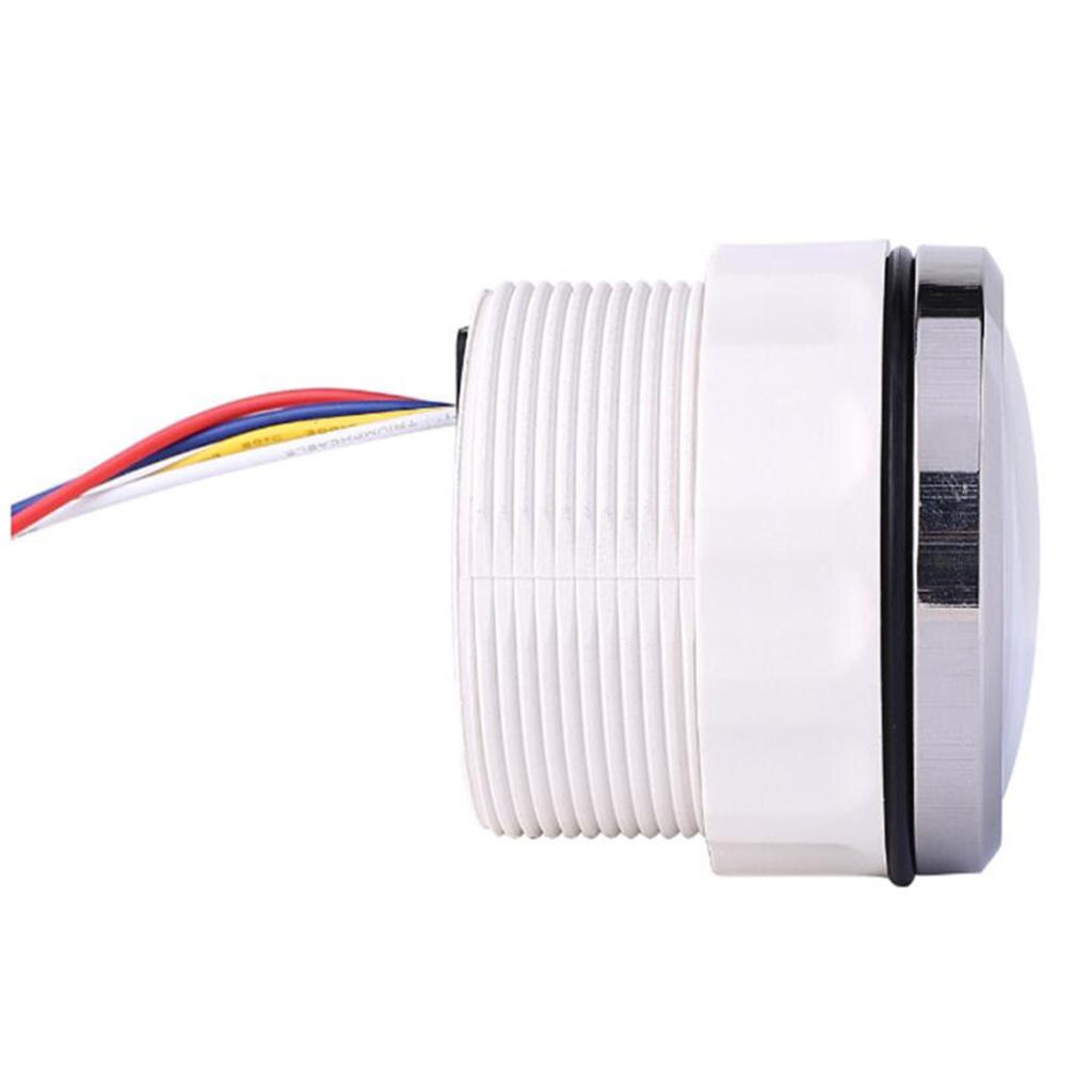 Jauge de niveau de carburant pour bateau, 52mm 2 &quot;, étanche, 9-32V 0-190Ω, blanc