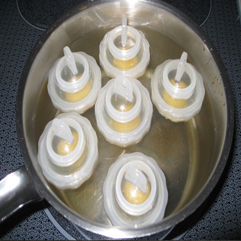 Khgdnord-Tazas para hervir huevos duros sin cáscara, separadores de huevos, moldes
