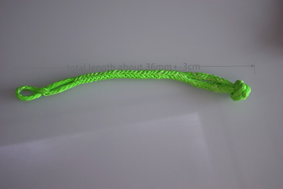 Green 6mm*80mm Soft Shackles,ATV Winch Shackle,Rope Shackle,Sailing Shackle
