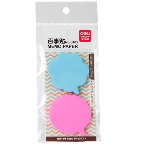 2Pcs/set Cartoon sticky multicolour paper notes/memo pads/notepad/message post marker sticker Stationery: 1 Set  C