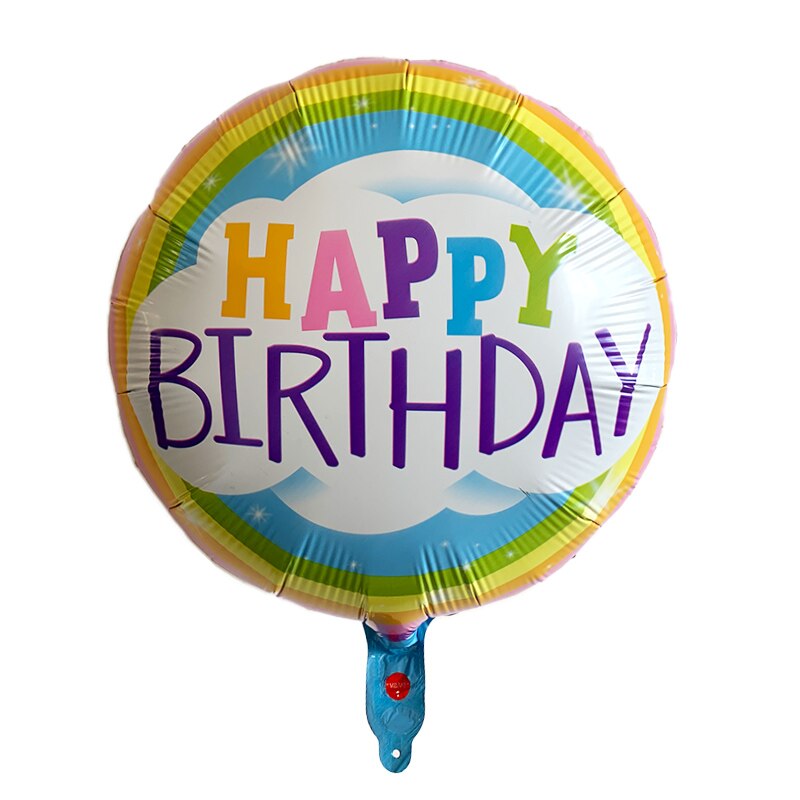 1Pcs Cartoon Smiling Cloud Foil Balloon Lovely Helium Rainbow Flower Fairy Unicorn Balloon Baby Shower Kids Birthday Party Decor: Iridescent