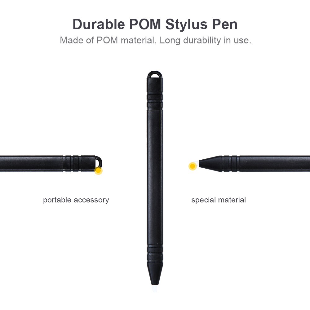 8.5 Inch LCD Drawing Tablet Portable Digital Pad Writing Notepad Electronic Graphic Board Notes Reminder with Stylus Pen(Black)