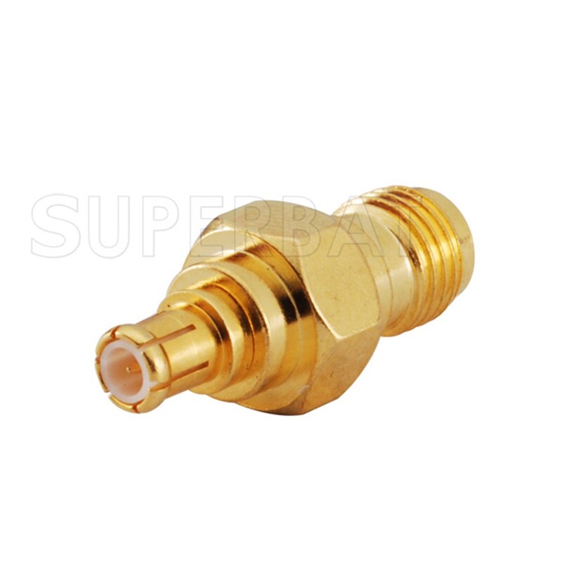 Superbat 5 Pcs SMA-MCX Adapter RP-SMA Vrouwelijke Jack Mcx Malr Stekker Rechte Rf Coaxiale Connector