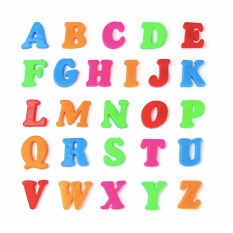 2Cm Magneet Letters Alfabet Puzzel Kleurrijke Koelkast Sticker Memorandum Educatief Cadeau Voor Kinderen Speelgoed 26 Stks/set