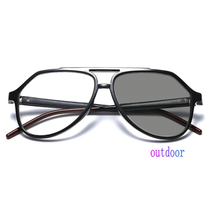 Unisex Photochromic Transition Glasses – Negative Diopters -1.00 To -6.00, UV400