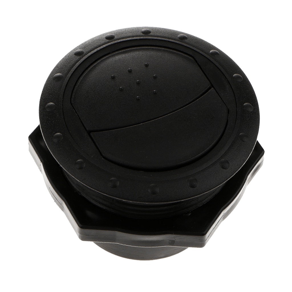 60mm Outlet Air Vent Cover Wall Mount Outlet Exhaust Grille ABS Round Black